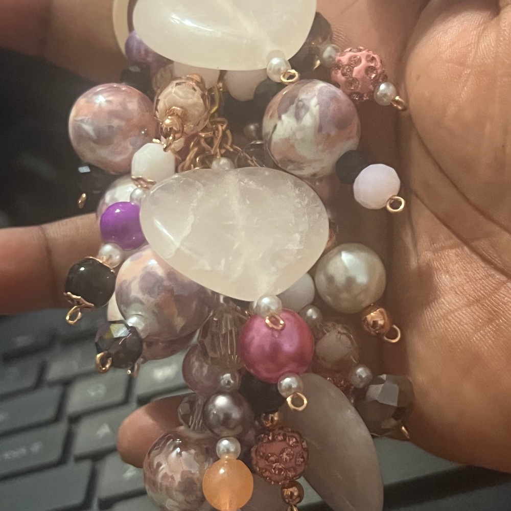 Pink Hearts Charm
